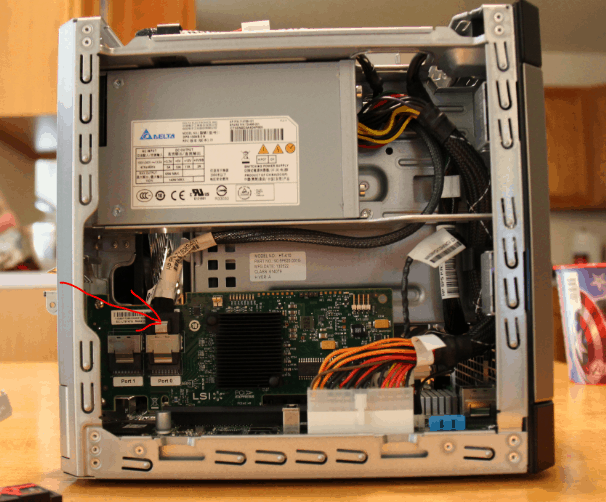 M1015 HBA In the HP Gen8 Microserver 