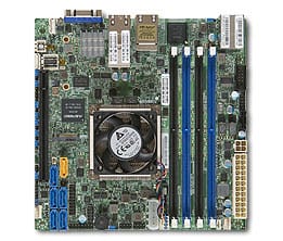 Supermicro board with fan