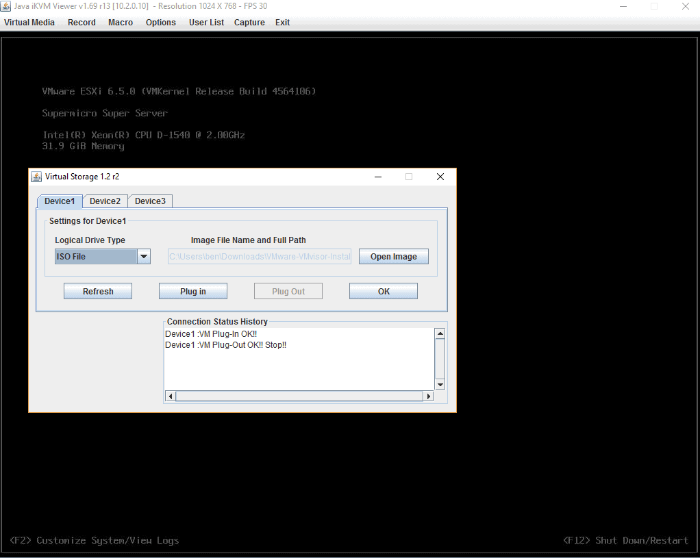 Supermicro KVM