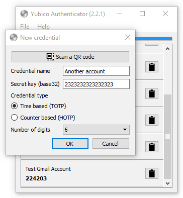 yubico authenticator