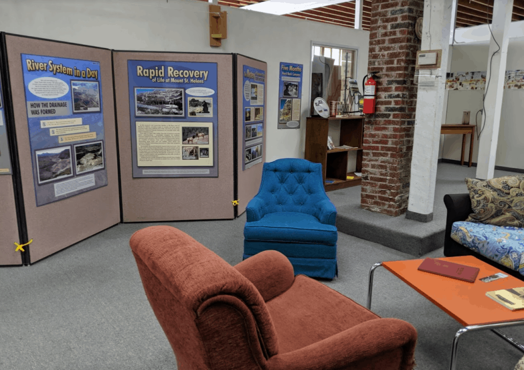 Seating Area at the Mount St. Helens Creation Center