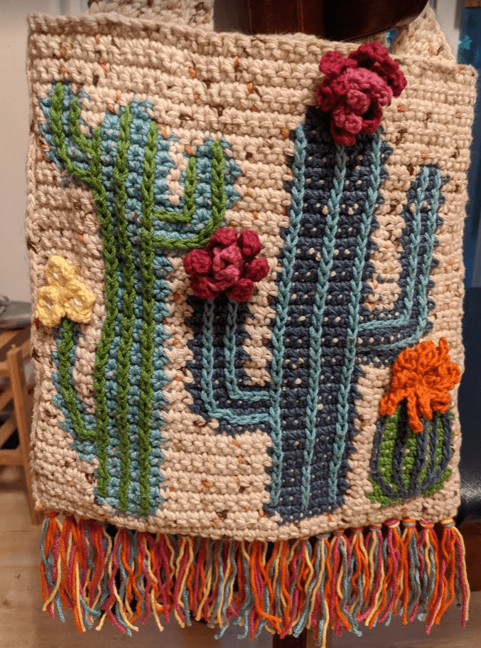 Crochet  Desert Scene