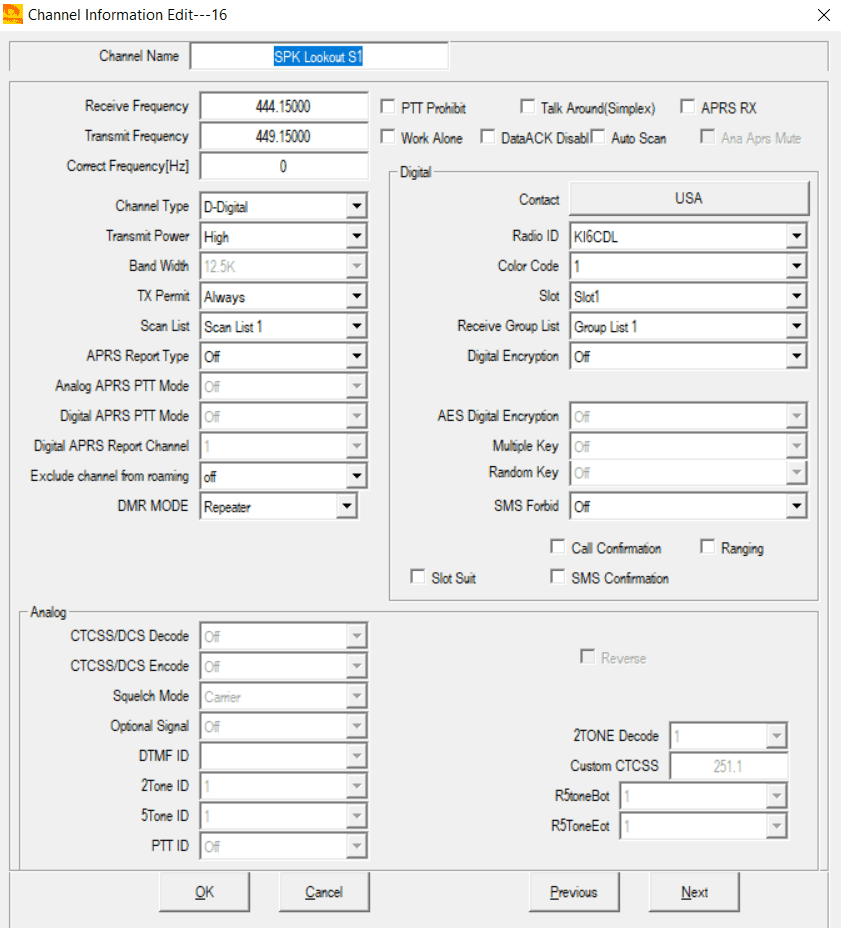 Screenshot of adding a new channel in the CPS