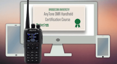 Screenshot of AnyTone DMR Handheld Certification Course