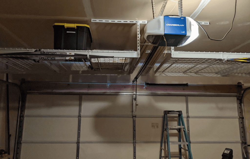 Overhead garage storage