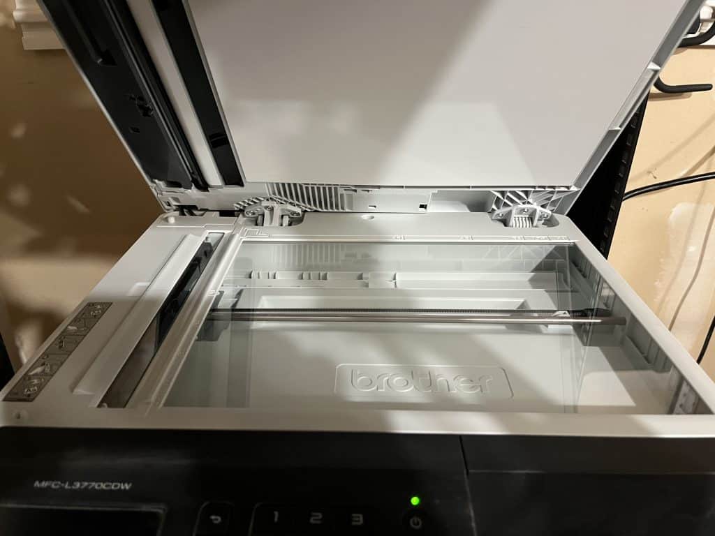 Brother printer scanner bed