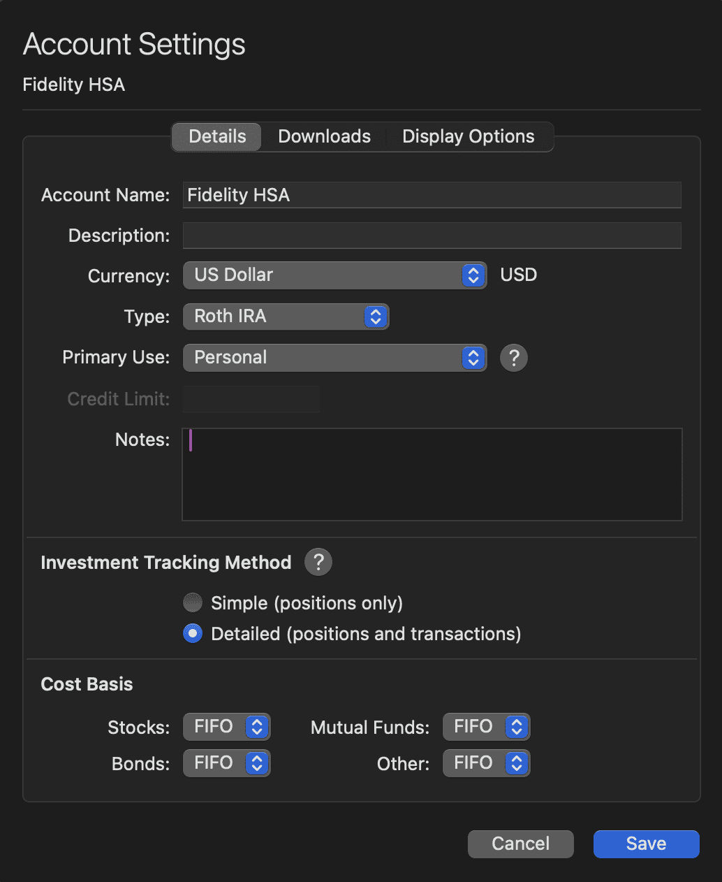 Tracking HSA Transactions in Quicken - b3n.org